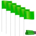 Gressmarkeringsflagg 30-pakning Små PVC-flagg Markeringsflagg Hageflagg