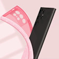Miniatyrbild 3 av 6: Samsung S24 Ultra Fodral - AVIZAR - Sparkling Glitter Design - Kameraskyddad - Puderrosa Rosa