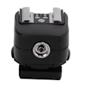 Miniatyrbild 4 av 5: TF‑334 Hotskoadapter med extra PC-synkkontakt för A73 kamerablixt Speedlite