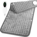 Miniatyrbild 1 av 10: Electric Heating Pad 50x100cm with 10 Temperature Settings and 3-Stage Timer, Button Design