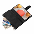 Miniatyrbild 2 av 7: Samsung A42 5G Multifunktionellt Plånboksfodral Zipper 8-Fack Svart
