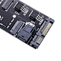 Miniatyrbild 3 av 5: SATA NVME M2 Adapter SSD M2 Adapter NVME PCIE SSD till SFF-8643 Adapter M.2 NGFF SATA SSD till SATA Add On Cards Riser för 22110 M.2