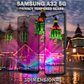 Miniatyrbild 6 av 6: 1-Pack Privacy Skärmskydd For Samsung A32 (5G) - Härdat Glas 9H - Super Kvalitet 3D