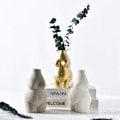 Miniatyrbild 5 av 5: Kvinnlig kropp Vas Art Design Keramisk Blomkruka Kvinna Torso Staty Liten Vas Rökelsehållare för Hemmakontorsdekoration Boho Dekor