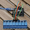 Miniatyrbild 2 av 5: 5V DC 8-kanals relämodul med optokopplare 8-kanals relämodul för Mega 1280 DSP Arm PIC AVR STM32 Raspberry Pi