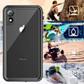 Miniatyrbild 5 av 6: IP68 vattentätt phone case för iPhone 15 14 13 12 11 Pro XS MAX XR 6 6S 7 8 Plus Dykning Rugged Clear Back Cover Skärmskydd No Strap for iPhone 13 No Strap for iPhone 13 Pro
