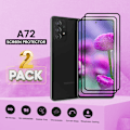 Miniatyrbild 1 av 5: 2 Pack Samsung Galaxy A72 - Härdat glas 9H - Super kvalitet 3D