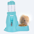 Miniatyrbild 3 av 5: Hamster Vattenflaska, Liten Husdjur Automatisk Drickflaska med Matbehållare Bas Hut Hängande Vattenmatningsflaskor Automatisk Dispenser för Smådjur