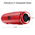 Miniatyrbild 3 av 5: Bärbar Bluetooth-högtalare Trådlös & Vattentät Djup Bas Subwoofer Perfekt för Fester, Resor, Utomhus, Hemma, Dusch