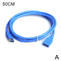 Miniatyrbild 5 av 9: USB 3.0 Typ A hane till hona förlängning datasynkroniseringskabel blueC 150cm