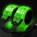2-pack LED-armband - Uppladdningsbara löparlampor med reflekterande utrustning Hög synlighet LED-armbandslampor