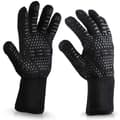 2-pack Super Grip Grytlappar - Grillhandskar Svarta