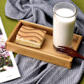 Miniatyrbild 3 av 5: Japansk stil rektangulär frukt te mat serveringsbricka för Res