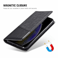 Miniatyrbild 6 av 7: Xiaomi Mi 9 Elegant Fodral i PU-Läder med RFID Block Svart