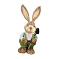 Miniatyrbild 4 av 5: Cartoon stående påskhare figur dekoration