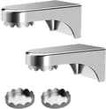 2-pak ABS magnetisk sæbedispenser, vægmonteret, 3M stærk klæbemiddel, badeværelse klæbende sæbeholder, køkken, vask (4