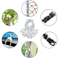 Miniatyrbild 3 av 5: Elastisk spännare, elastisk bungee-sladd, 30 st presenningspännare för banderoll, presenning, paviljong, tält, gardiner förlängningssladd, presenning