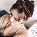 Miniatyrbild 4 av 4: Hårsnoddar med twist , turban, hårband, Hair bands grå grå