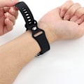 Miniatyrbild 4 av 5: Silikonarmband till Apple Watch 42/44/45 mm Beige Rose S
