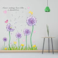 Miniatyrbild 5 av 5: Förpackning med 2 Väggdekaler Maskros Vardagsrum Väggdekaler Blommor Väggdekaler Sovrum Väggdekaler Barnrum Fönstertatuering för limning