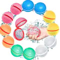 Refillable Water Balloons for Kids, Summer Toys, 12-Pack