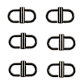 Miniatyrbild 2 av 5: Justerbara metallspännen för kedjeremsväska Handväska Förkorta längd Kedjelänkar Liten klämma för crossbody-kedjerem, 5 st ljusguld