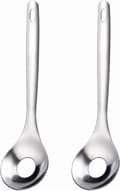 2-pack Cactus Peeler Spoons - Stainless Steel Multi-tool for Peeling, Slicing & Shaping Meatballs, Kitchen Utensil Set