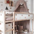 Miniatyrbild 4 av 7: 72 st Boho hjärtväggdekaler flickrum väggdekal sovrumsväggdekaler barnrum babyrum väggdekal dekoration 72 72 prickig vägg
