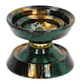 Miniatyrbild 3 av 8: YoYo Ball svarar inte aluminiumlegering Advanced Fade Free Utsökt för tävling med handske 3st strängar svart guld