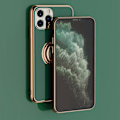 Miniatyrbild 7 av 9: Lyxigt Stilrent skal ‘iPhone 13 Pro• med ring ställ-funktion Guld Green Green Green Green