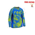 Miniatyrbild 5 av 7: BAT FOX Kids Downhill-tröja Camiseta Enduro MTB-tröja Quick-Dry Barn Offroad DH Mountain Bike Motocross-tröjor KA-AL521 L KA-AL521 L