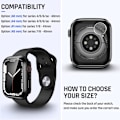 Miniatyrbild 6 av 7: 2-i-1 Vattentätt Skal för Apple Watch Skärm Blue 40mm Blue 40mm