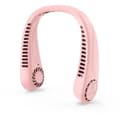 Mini USB-blæser. Bærbar og genopladelig halsblæser. Bladløs. Stille og justerbar hastighed - Rosa