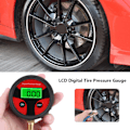 Miniatyrbild 1 av 5: 0-200PSI LCD Digital Däck Däcklufttrycksmätare Mätare för Bil Lastbil Motorcykel
