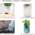 Miniatyrbild 4 av 5: 4 mm självbevattnande kapillär veke sladd semester växt DIY hydroponisk bevattning självbevattnande planteringskruka automatisk bevattningssystem enhet