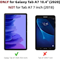 Miniatyrbild 2 av 6: 2X Displayskydd i härdat glas till Samsung A7 Tab Transparent