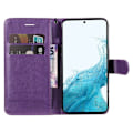 Miniatyrbild 2 av 6: Samsung Galaxy S23 FE Fodral Solid Läder Lila