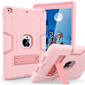 Miniatyrbild 1 av 7: Cantis- case för ipad 9:e generationen/iPad 8:e generationen/iPad 7:e generationen, tunt, kraftigt stötsäkert, robust case med inbyggt Rose Gold Rose Gold