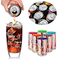 Miniatyrbild 3 av 4: Soda Can Lids, 6-pack återanvändbara silikonburklock för läsk/dryck/öl, passar standardläskburkar (flerfärgade) från Senzhe Store