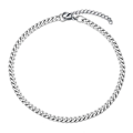 Miniatyrbild 1 av 3: Justerbar Pansanlänk Kedjearmband Silver Kedja 3mm silver