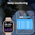 Miniatyrbild 5 av 6: LIGE Smart Watch For Dam Full Touch Screen Vattentäta Klockor Sport Fitness Tracker Herr Smartwatch Bluetooth Ring Reloj Mujer grey