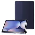 Kotelo Samsung Galaxy Tab S10+ Tri-Fold Stand Nahka+TPU+Akryyli Kirkas Takakansi Tablettisuoja