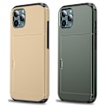 Miniatyrbild 1 av 5: 2PCS Telefonfodral Kreditkortsfack Glidande Dold Skyddande Skal Baksida för iPhone 14 Plus