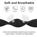 Miniatyrbild 2 av 5: Flätat Armband för Apple Watch 38/40/41 mm Blågrön Mix M 2-Pack 2-Pack
