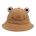 Miniatyrbild 2 av 5: Groda hatt hink solhatt för kvinnor groda hink hatt sommar utomhus hopfällbar andningsbar hink hatt för kvinnor
