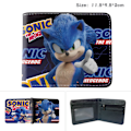 Miniatyrbild 5 av 6: Plånböcker med flera fickor Sonic The Hedgehog Plånbok Myntväska ID-kort Barnpresenter A A