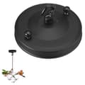 Takkopp med krok for taklampe, 11 cm diameter