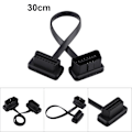 Miniatyrbild 1 av 2: Bil Auto 16 Pin Hane till Hona OBD2 Förlängningskabel Diagnostisk Adapter 30cm/12tum Längd