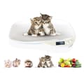 Miniature scale for pets, small animal scale, digital kitchen scale with LED display, small household scale, portable scale for dog and cat