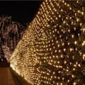 LED Light String 3x3m 320 LED Net Light 8 Modes Curtain Light with Plug for Wedding Party